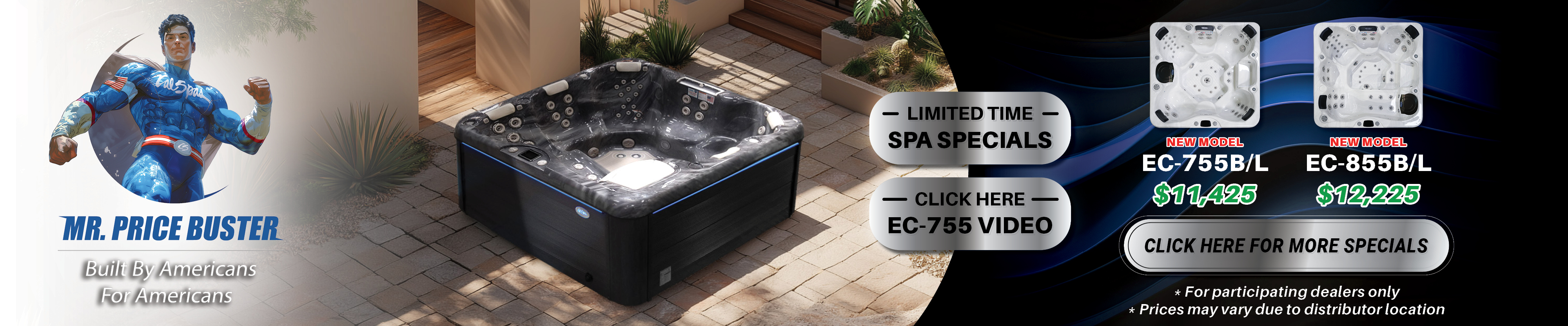 Calspas hot tub being used in a family setting - Beaverdale